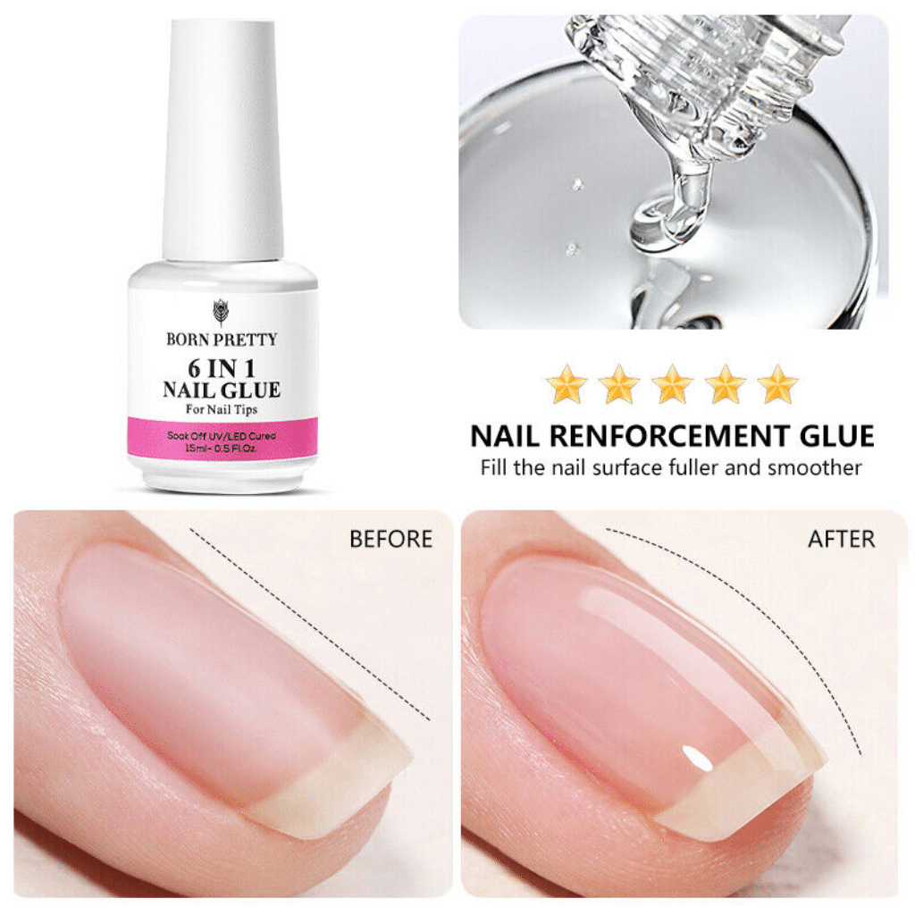 Born Pretty 6 in 1 Nail Glue (15ml)