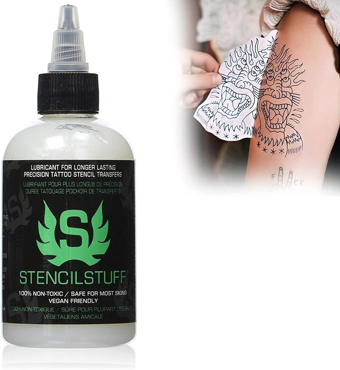 4oz Bottle of Tattoo Stencil Transfer Formula by Stencil Stuff