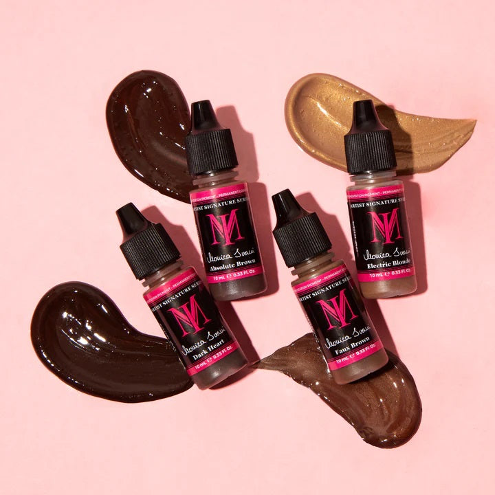 Monica Ivani Signature Series PMU pigments cosmetic tattoo brow pigment collection