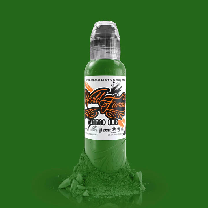 World Famous Tattoo Ink Primary #3 Everglades Green 30mL