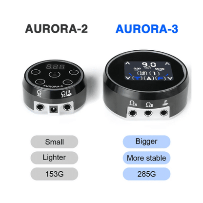 Black Aurora 3 Touch Screen Tattoo Power Supply