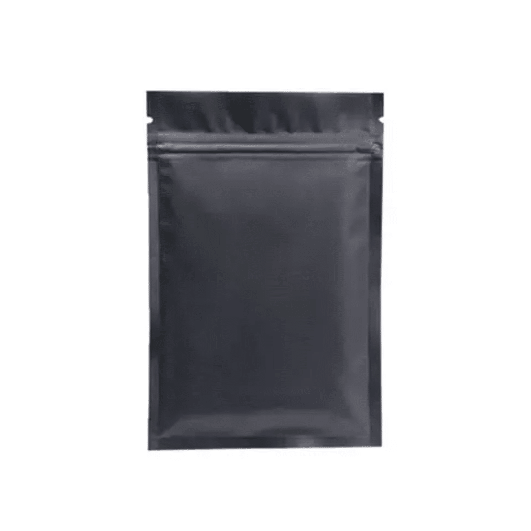 Black Matte Resealable Bag (1pc)