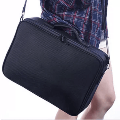 Black Portable Travel Makeup Case