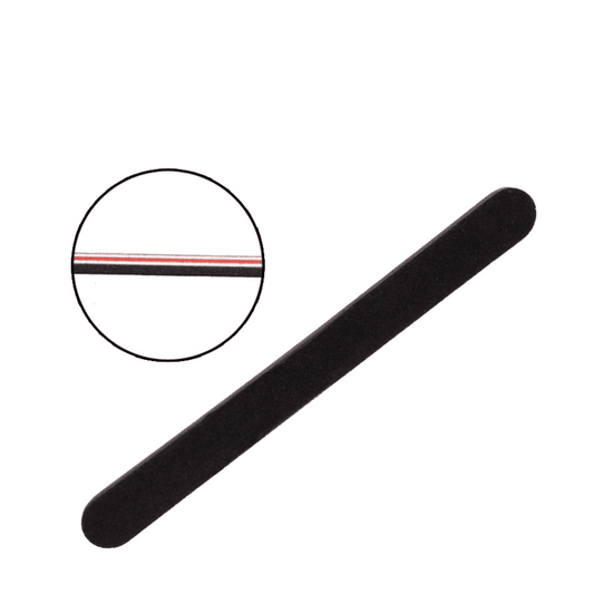 Black Round Shape Nail File