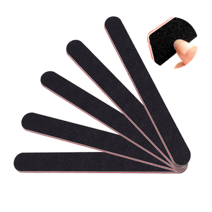 Black Round Shape Nail File