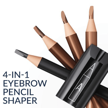 Black 4 in 1 Eyebrow Pencil Sharpener