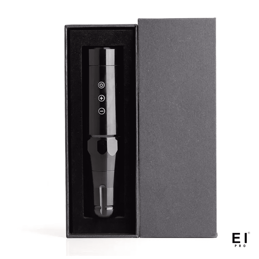 Black EI Pro Rechargeable Rotary Wireless Pen