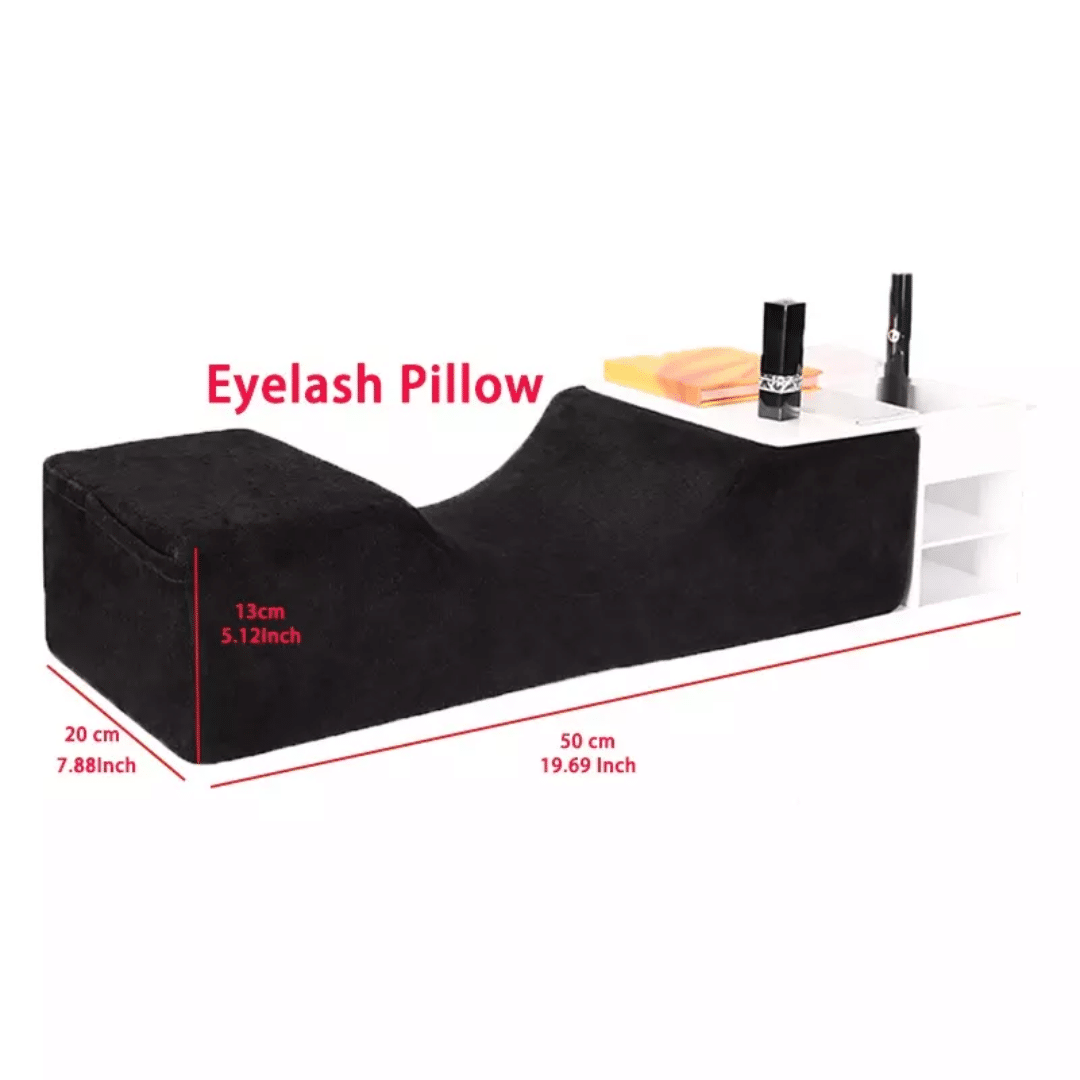 Light Grey Eyelash Pillow