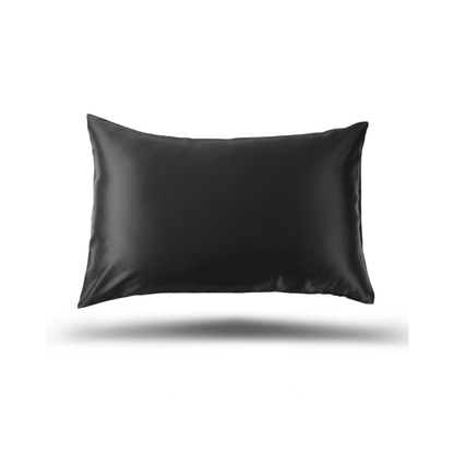 Black Pure Silk Pillowcase Set