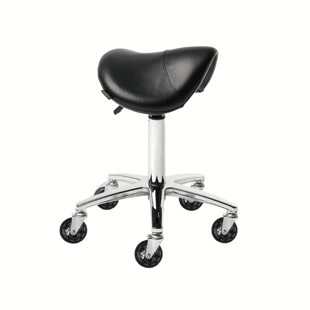 Saddle Stool (ST3) Black/White