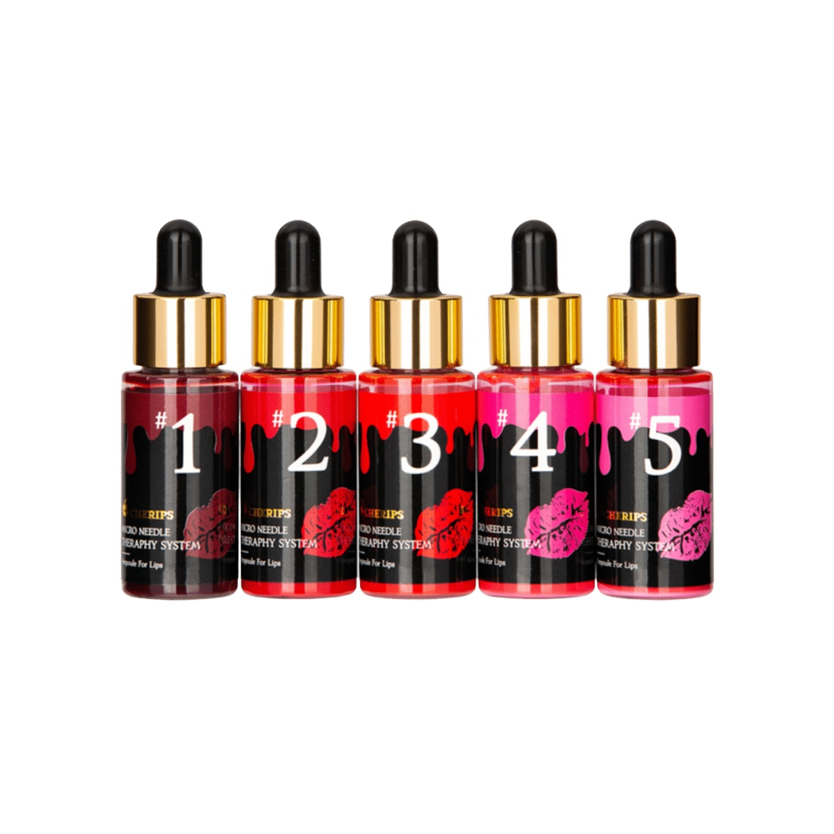 Cherips Ampoule Sets for Lips (5pcs)