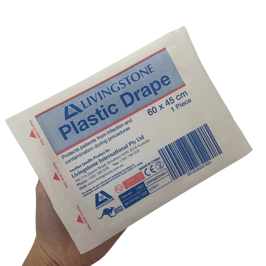 Clear Recyclable Plastic Drape Sheet (1pc)