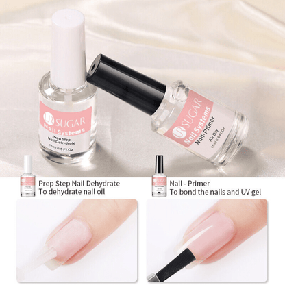 Clear UR Sugar Prep Step Nail Dehydrate / Nail Primer (15ml)