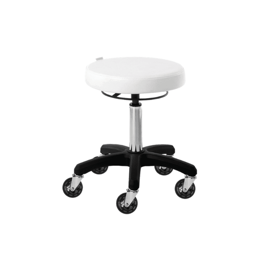 Cutting Stool with a plastic base - White (ST2)