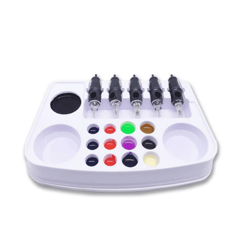 White Disposable Tattoo Ink Tray (1pc)