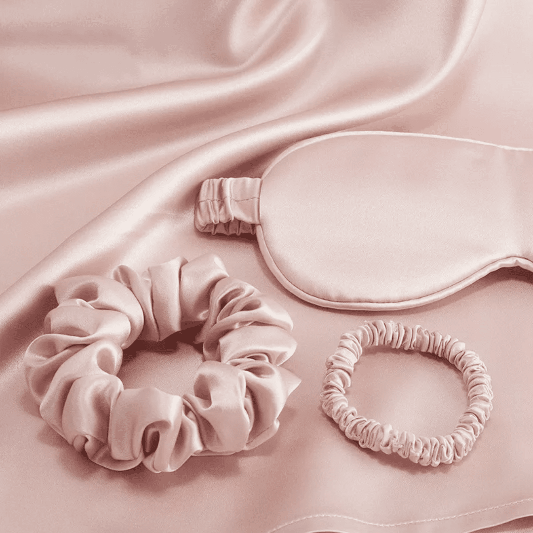 Dusty Pink Pure Silk Pillowcase Set