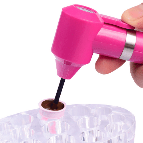 Pink Electric Tattoo Ink Pigment Mixer with 5pcs Mixing Sticks