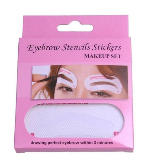 Eyebrow Stencil Stickers (12pcs)