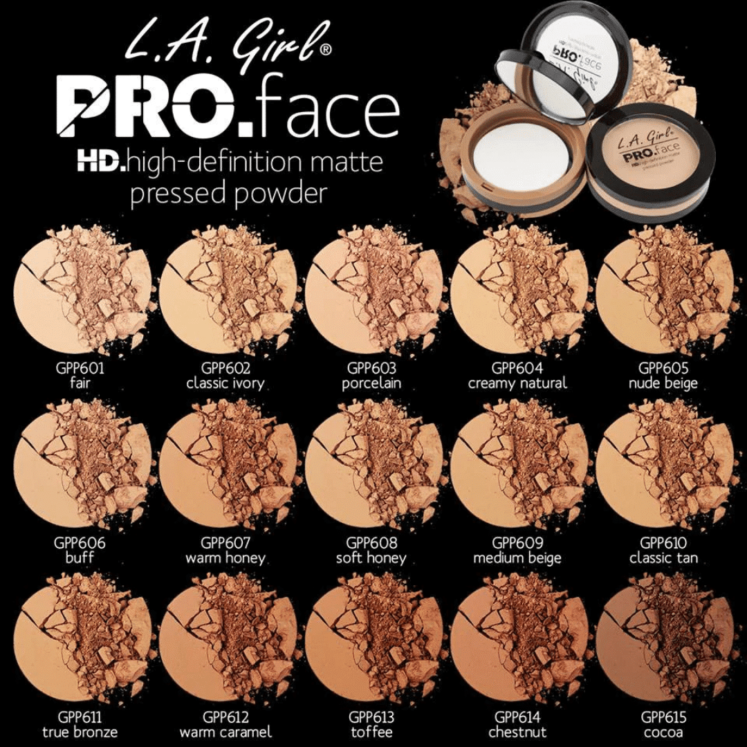 Fair L.A. Girls Pro Face Matte Pressed Powder