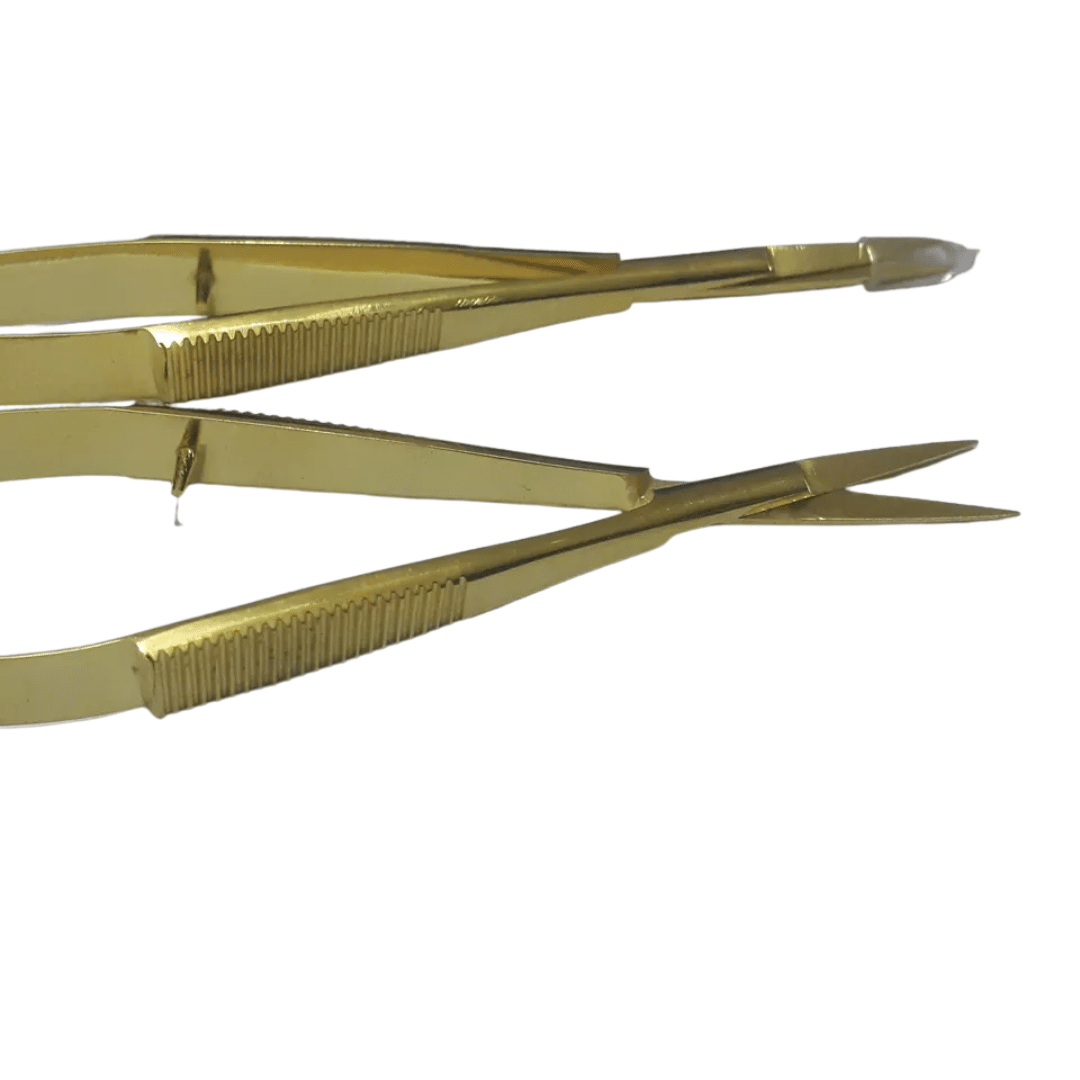 Gold Stainless Steel Spring Scissor