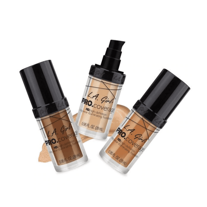 Bronze L.A. Girl Pro Coverage Illuminating Foundation (28ml)