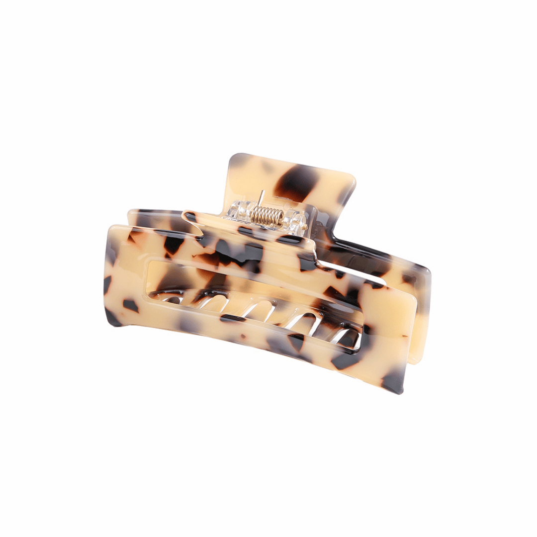 Leopard Print Hair Claw Clip (Medium)