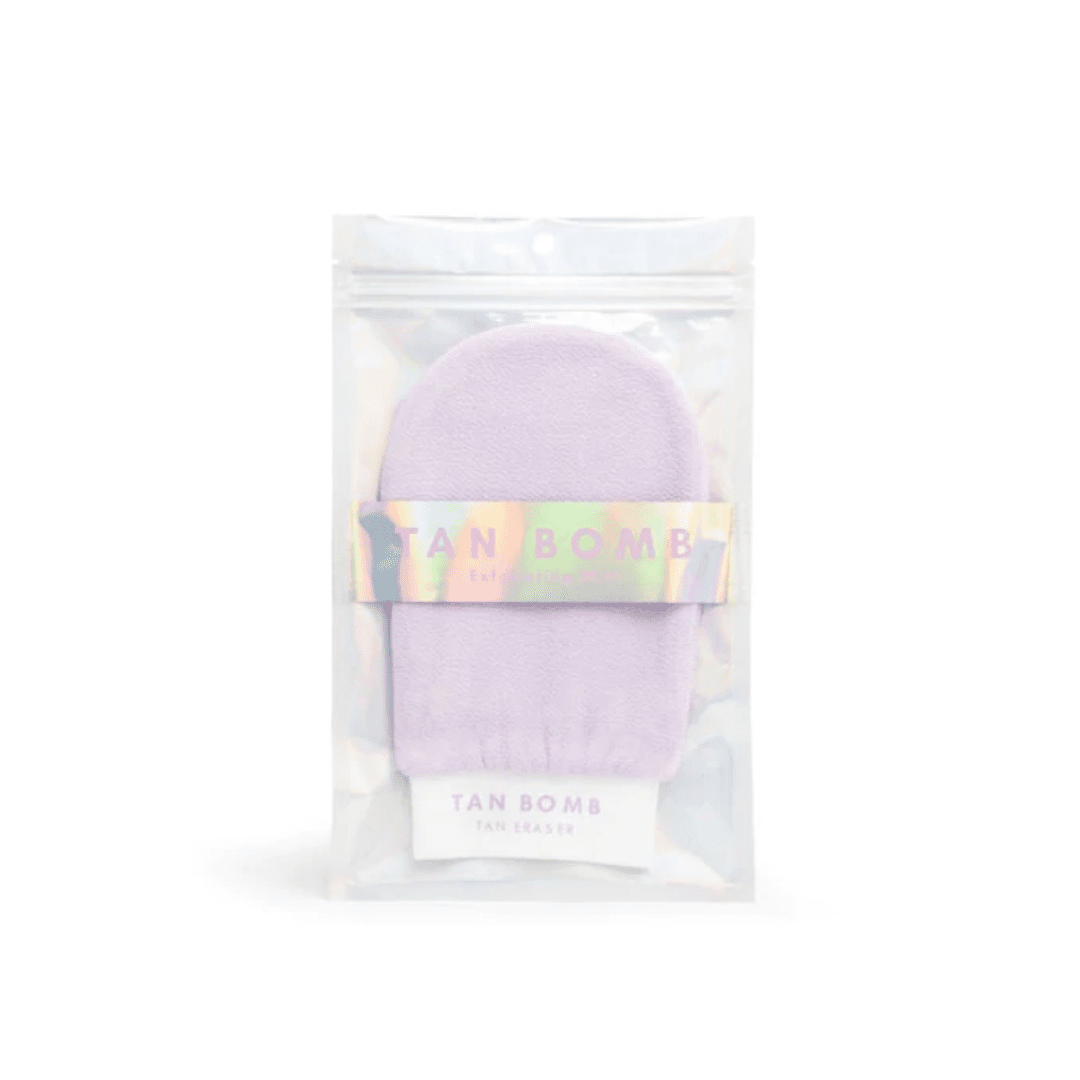 Lilac Exfoliating Mitt - Tan Bomb