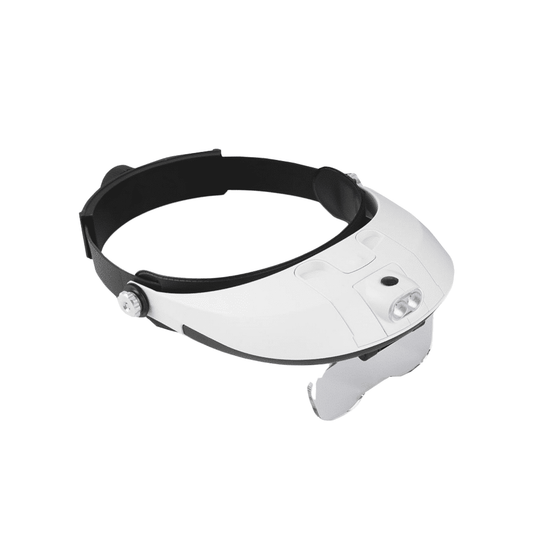 White Magnifying Headpiece