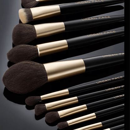 Black and Gold Makeup Brush Kit (12pcs)