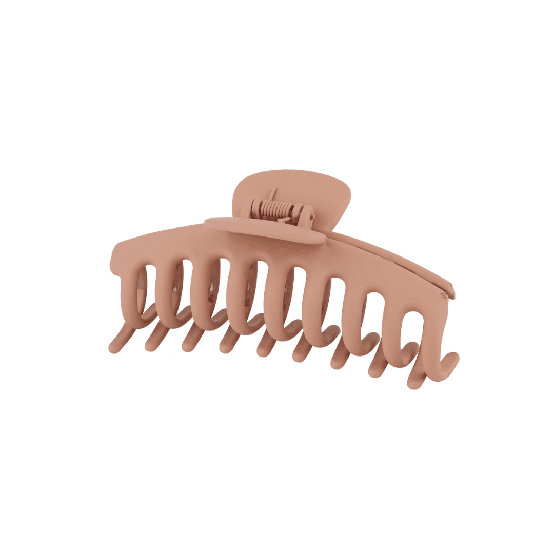 Matte Brown Hair Claw Clip (Large)