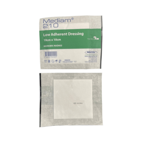 Mediam 210 Low Adherent Dressings 10 x 10cm (10pcs)