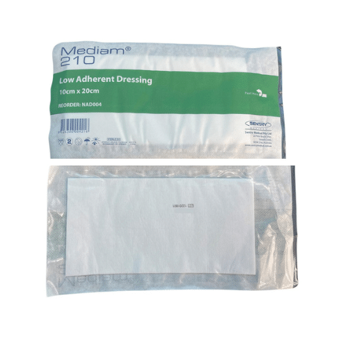 Mediam 210 Low Adherent Dressings 10 x 20cm (10pcs)