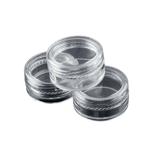 Clear Mini Plastic Pots (10pcs)