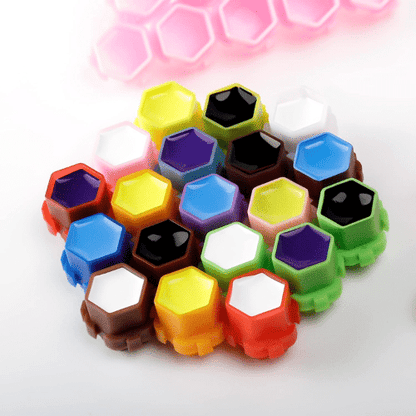 White Linetion Honeycomb Shape Tattoo Pigment Cups (200pcs)