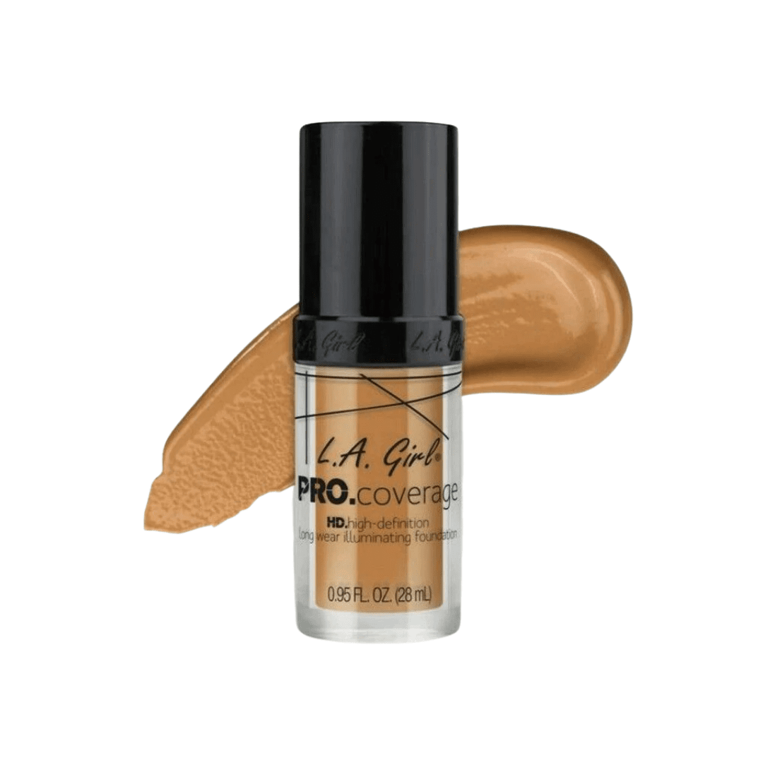 Nude Beige L.A. Girl Pro Coverage Illuminating Foundation (28ml)