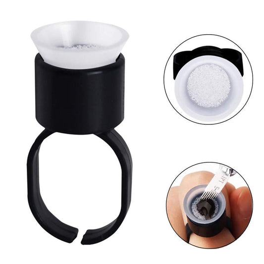 Black Pigment Rings with Sponge (50pcs)