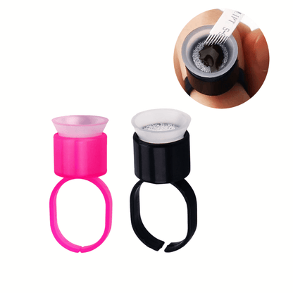 Pink Pigment Rings with Sponge (50pcs)