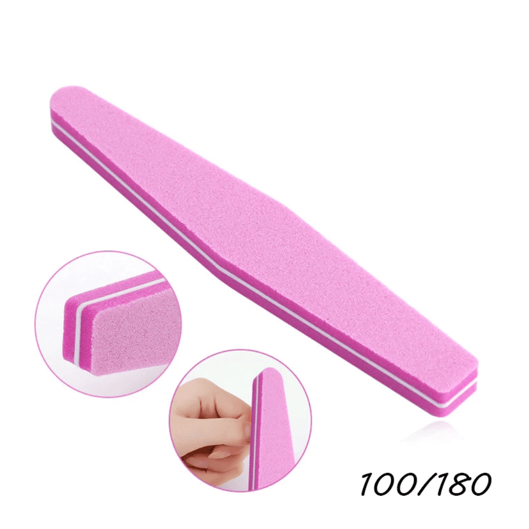 Pink Diamond Sponge Nail Buffer