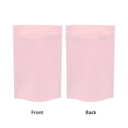 Pink Matte Resealable Bag (1pc) - Medium (12 x 18cm)