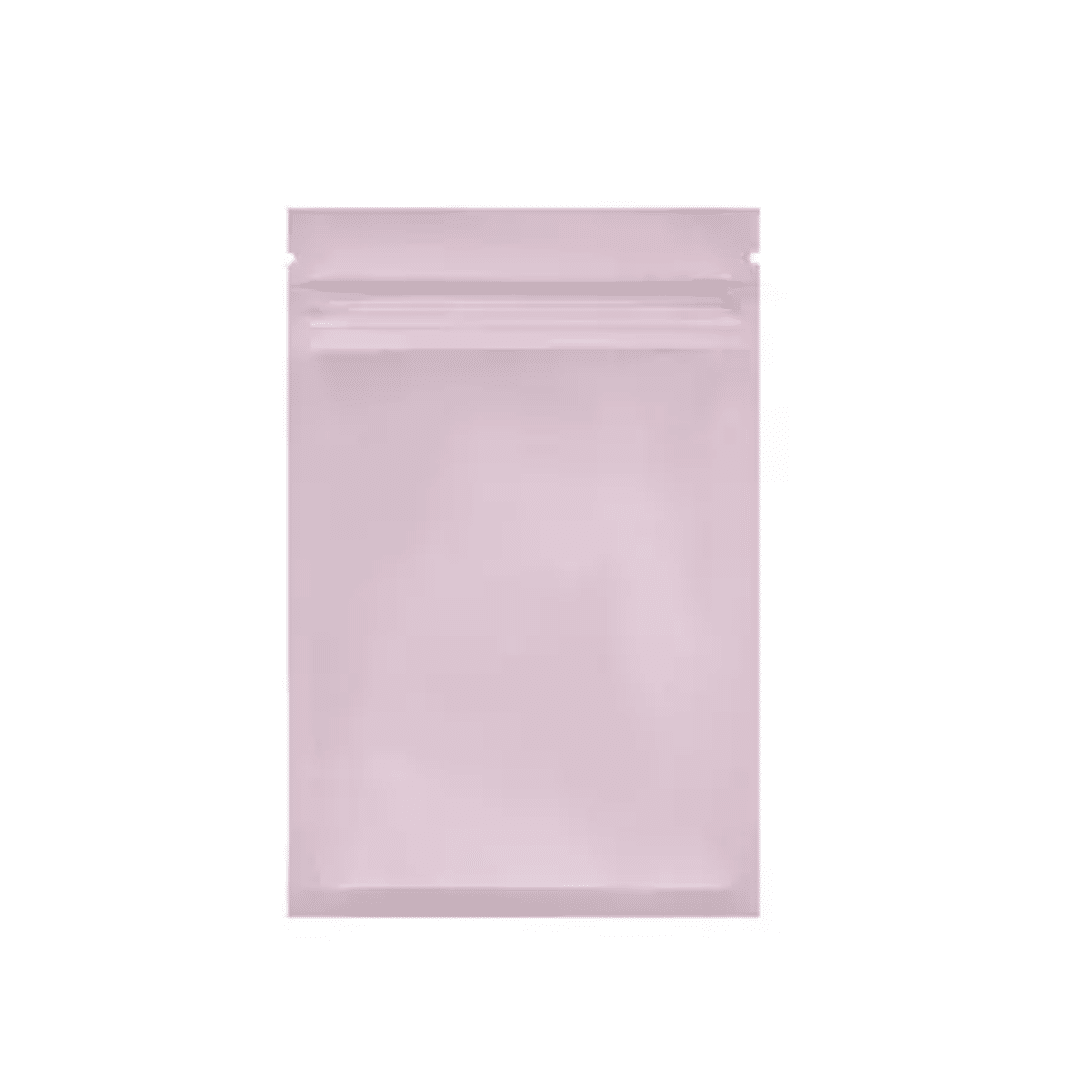 Pink Matte Resealable Bag (1pc) - Medium (12 x 18cm)