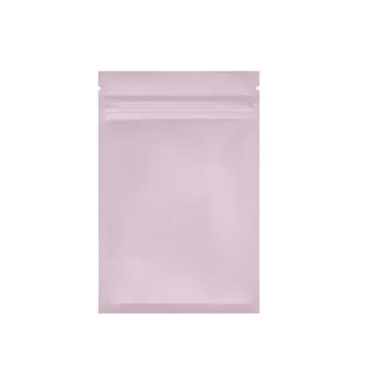 Pink Matte Resealable Bag (1pc) - Medium (12 x 18cm)