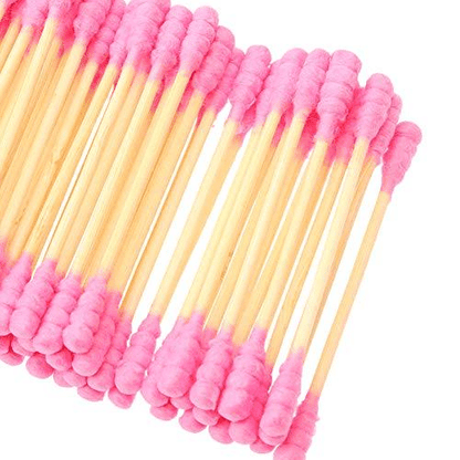 Pink Disposable Double Cotton Tip (100pcs)