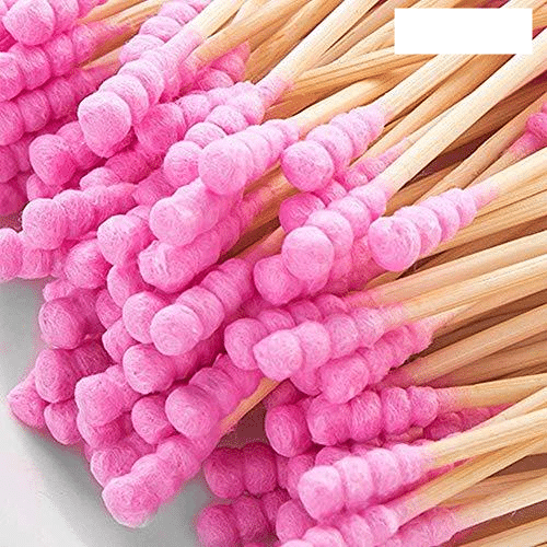 Pink Disposable Double Cotton Tip (100pcs)