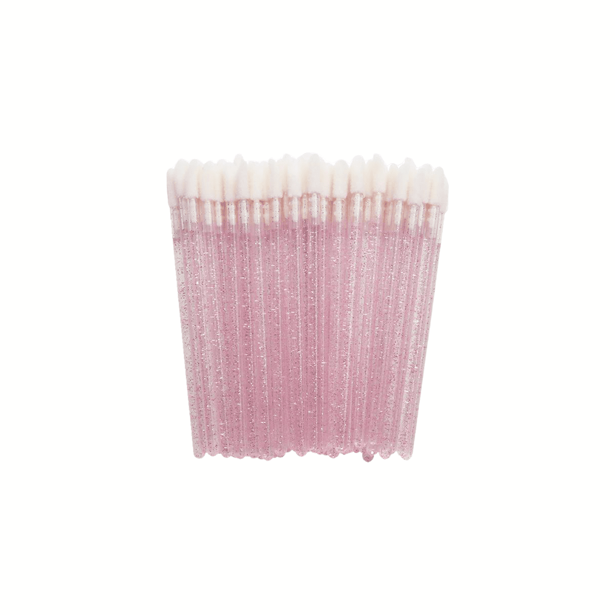 Pink Glitter Disposable Lip Applicators