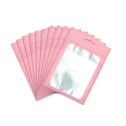 Pink Matte Window Resealable Bag (1pc)