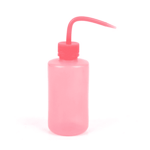 Pink Squeezable Plastic Soap Dispenser 250ml