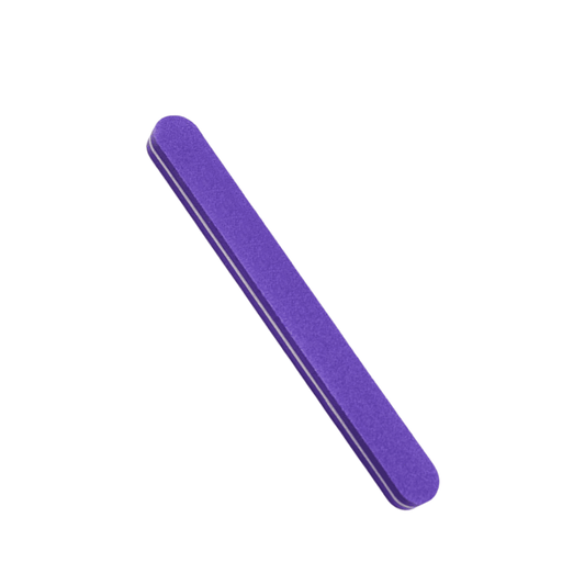 Purple Round Sponge Nail Buffer