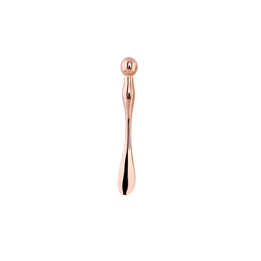 Rose Gold Metal Mask Mixing Spatula and Massager