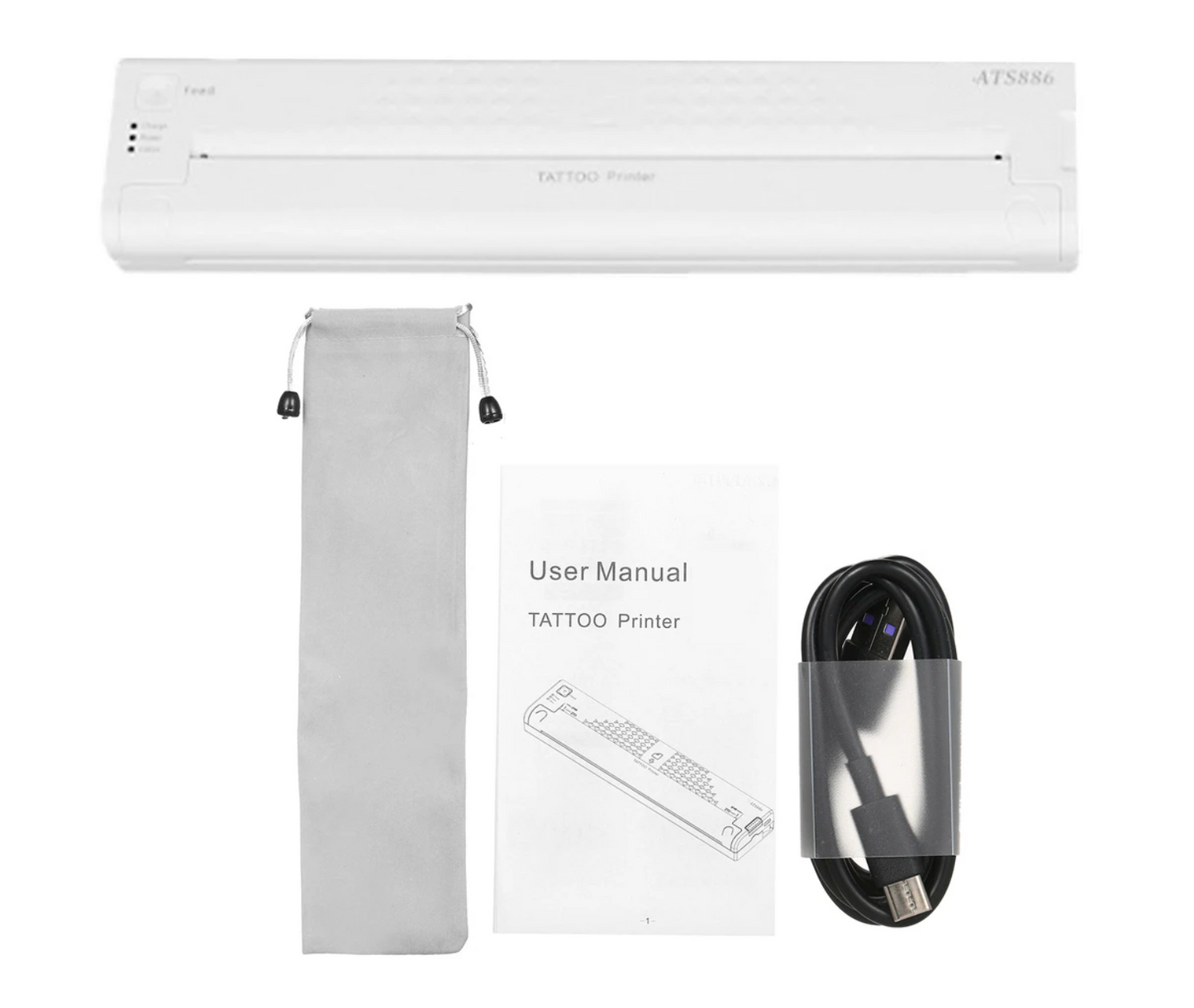 Wireless Tattoo Stencil Printer - White