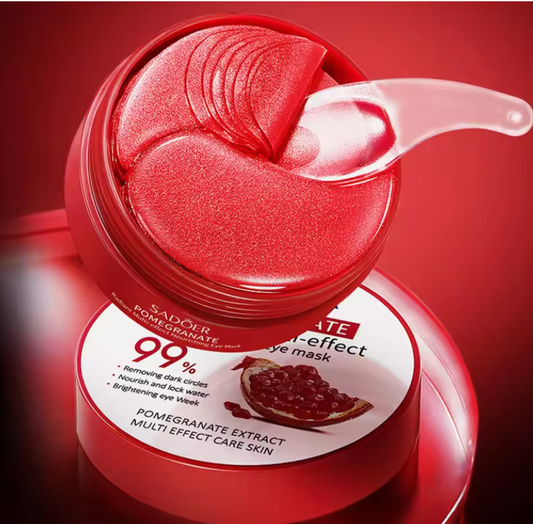 SADOER Red Pomegranate Collagen Eye Mask – 60 Pcs